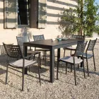 Gartentisch ausziehbar auf 250 cm aus Metall Made in Italy - Beverly Viadurini