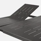 Ausziehbarer Outdoor-Tisch bis 160 cm aus Aluminium, Homemotion – Andries Viadurini