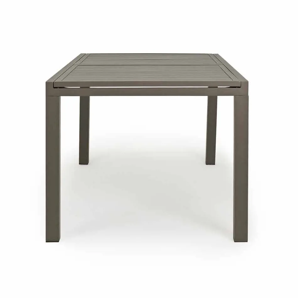 Ausziehbarer Outdoor-Tisch bis 240 cm in Aluminium, Homemotion - Arold Viadurini