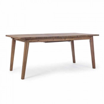 Ausziehbarer Tisch im Freien Bis zu 240 cm in Akazienholz - Howard