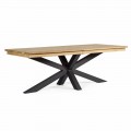 Ausziehbarer Tisch im Freien Bis zu 300 cm in Teak, Homemotion - Selenia