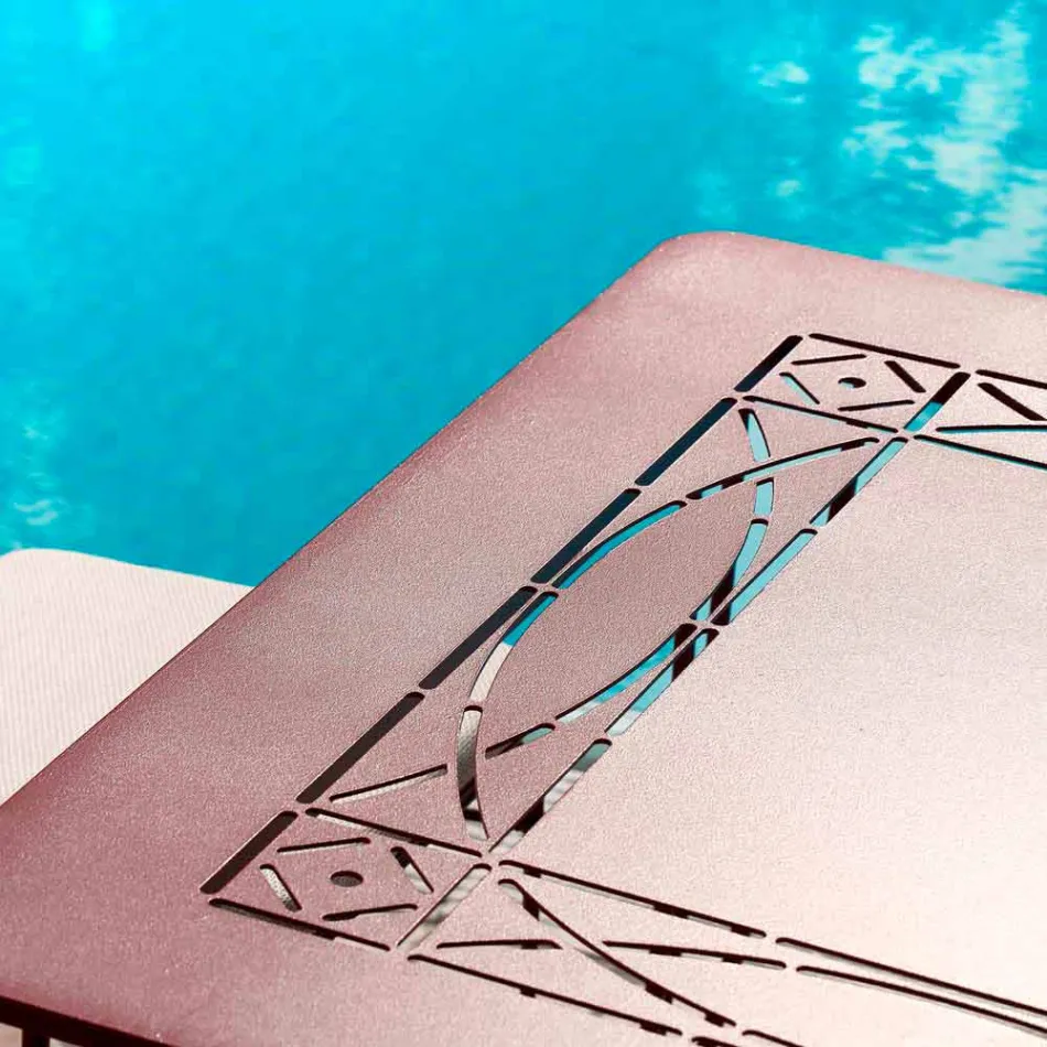 Artisan Outdoor Tisch aus lackiertem Eisen Made in Italy - Zagato Viadurini