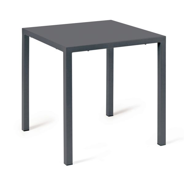 Outdoor-tisch mit gestell aus verzinktem stahl made in italy - azul