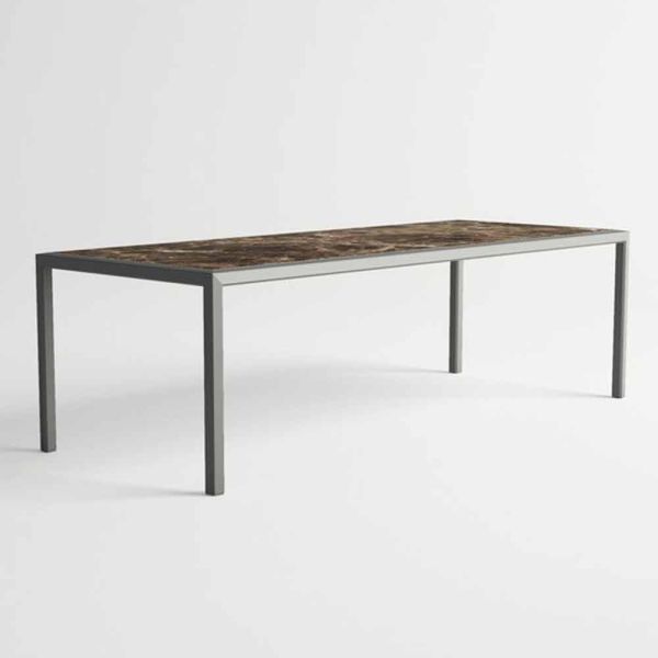 Außentisch aus aluminium mit modernem design für den garten - mississippi2