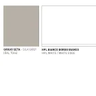 Outdoor-Tischplatte HPL oder Keramik Made in Italy - Plinto von Varaschin Viadurini