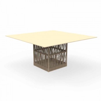 Cliff Talenti Aluminium quadratischer Außentisch 150cm von Palomba