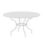 Runder Gartentisch aus verzinktem Stahl Made in Italy - Sibo Viadurini