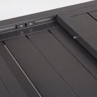 Ausziehbarer Gartentisch bis 240 cm in weißem oder taupefarbenem Aluminium – Franz Viadurini