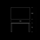 HPL-Gartentisch mit Aluminiumstruktur Made in Italy - Carl Viadurini