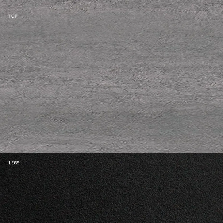 Tonnenförmiger Esstisch aus Hypermarble, hergestellt in Italien – Ezzellino Viadurini