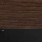 Tonnenförmiger Esstisch aus Laminat in Holzoptik, hergestellt in Italien – Cave Viadurini