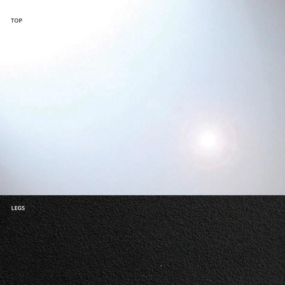 Tonnenförmiger Esstisch aus Glas und Stahl, hergestellt in Italien – Cave Viadurini