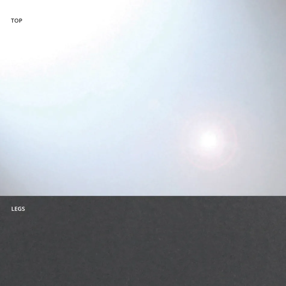 Tonnenförmiger Esstisch aus Glas und Stahl, hergestellt in Italien – Cave Viadurini