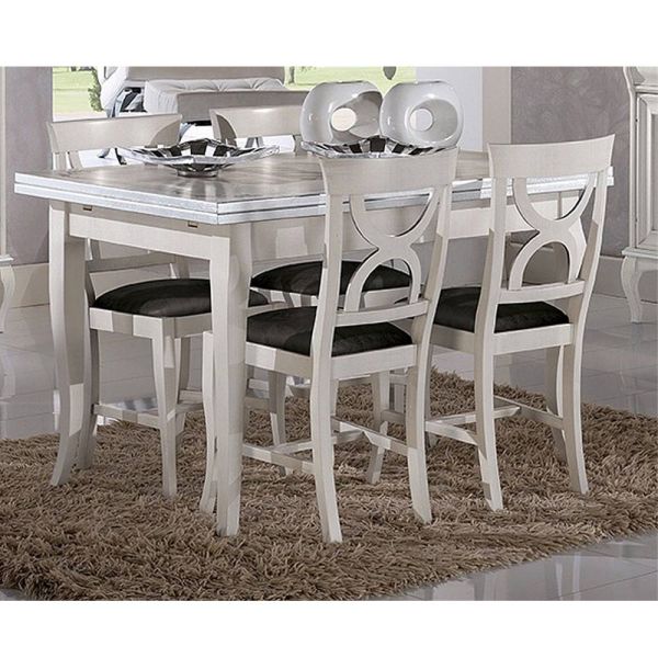 Ausziehbarer esstisch 240 cm im klassischen stil made in italy - helisa