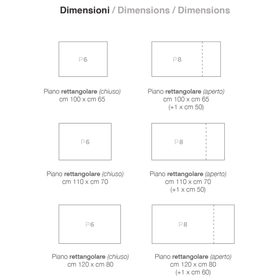 Esstisch aus Metall auf 180 cm ausziehbar Made in Italy - Beatrise Viadurini