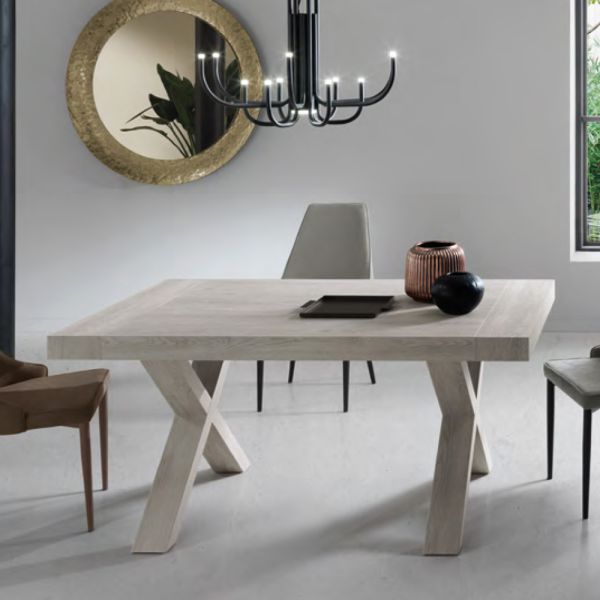Esstisch ausziehbar auf 260 cm holzoptik made in italy - lenova