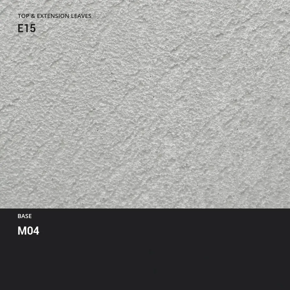 Esstisch ausziehbar auf 310 cm in Mörteloptik Made in Italy - Euclide Viadurini