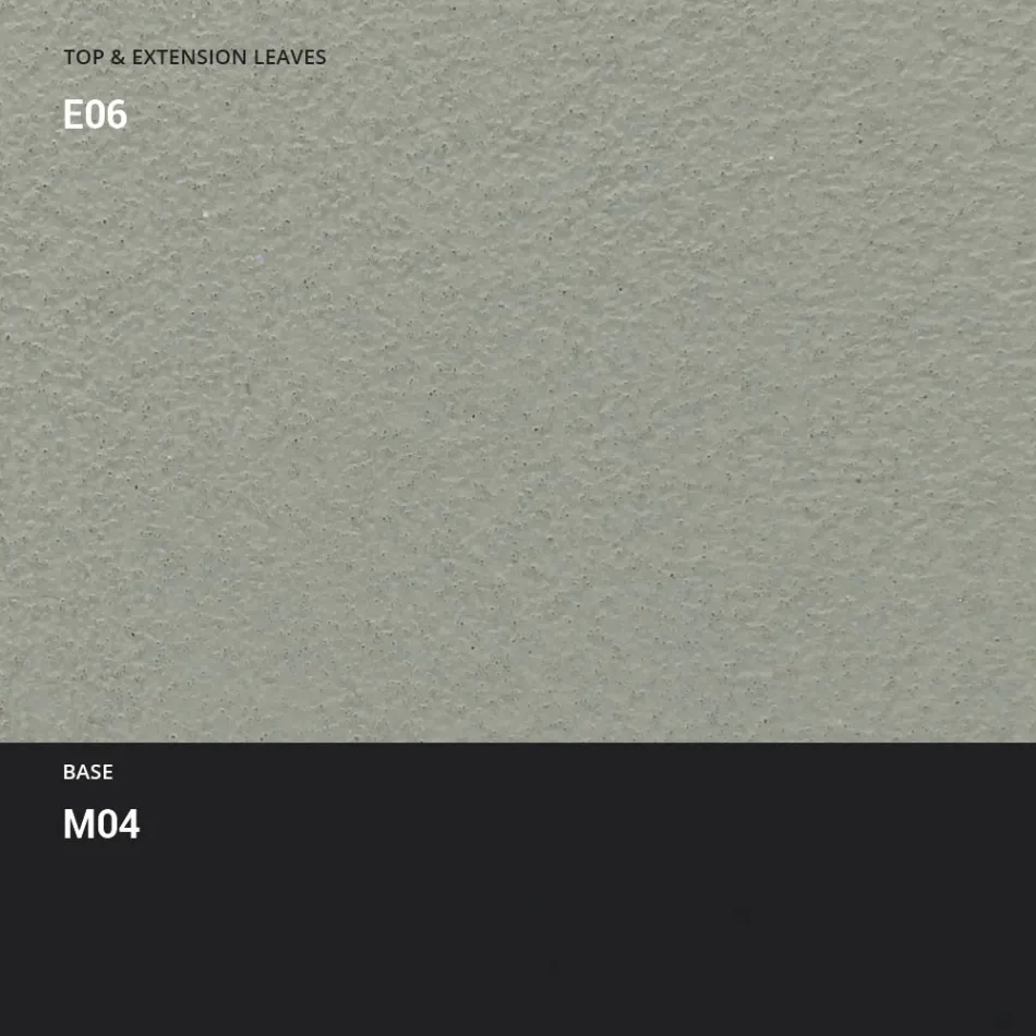 Esstisch ausziehbar auf 310 cm in Mörteloptik Made in Italy - Euclide Viadurini