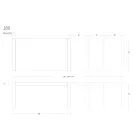 Esstisch aus Metall, ausziehbar auf 310 cm Made in Italy - Euclide Viadurini