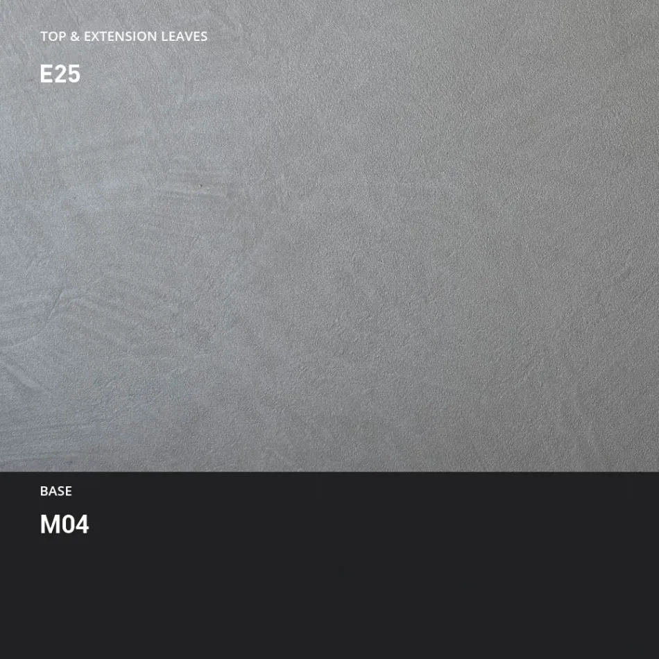 Esstisch aus Metall, ausziehbar auf 310 cm Made in Italy - Euclide Viadurini