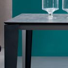 Ausziehbarer Esstisch auf 325 cm aus Laminat, hergestellt in Italien – Siebziger Viadurini