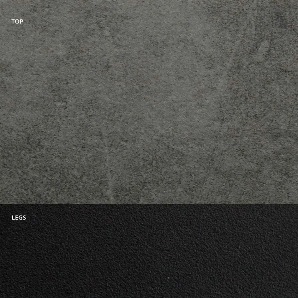 Ausziehbarer Esstisch auf 325 cm aus Laminat, hergestellt in Italien – Siebziger Viadurini