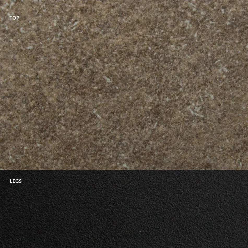 Ausziehbarer Esstisch auf 325 cm aus Laminat, hergestellt in Italien – Siebziger Viadurini