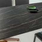 Ausziehbarer Esstisch mit Metallrahmen Made in Italy - Elastic Viadurini