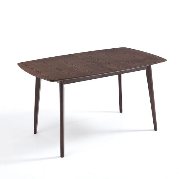 Ausziehbarer esstisch bis zu 150 cm aus mdf und massivholz - decio