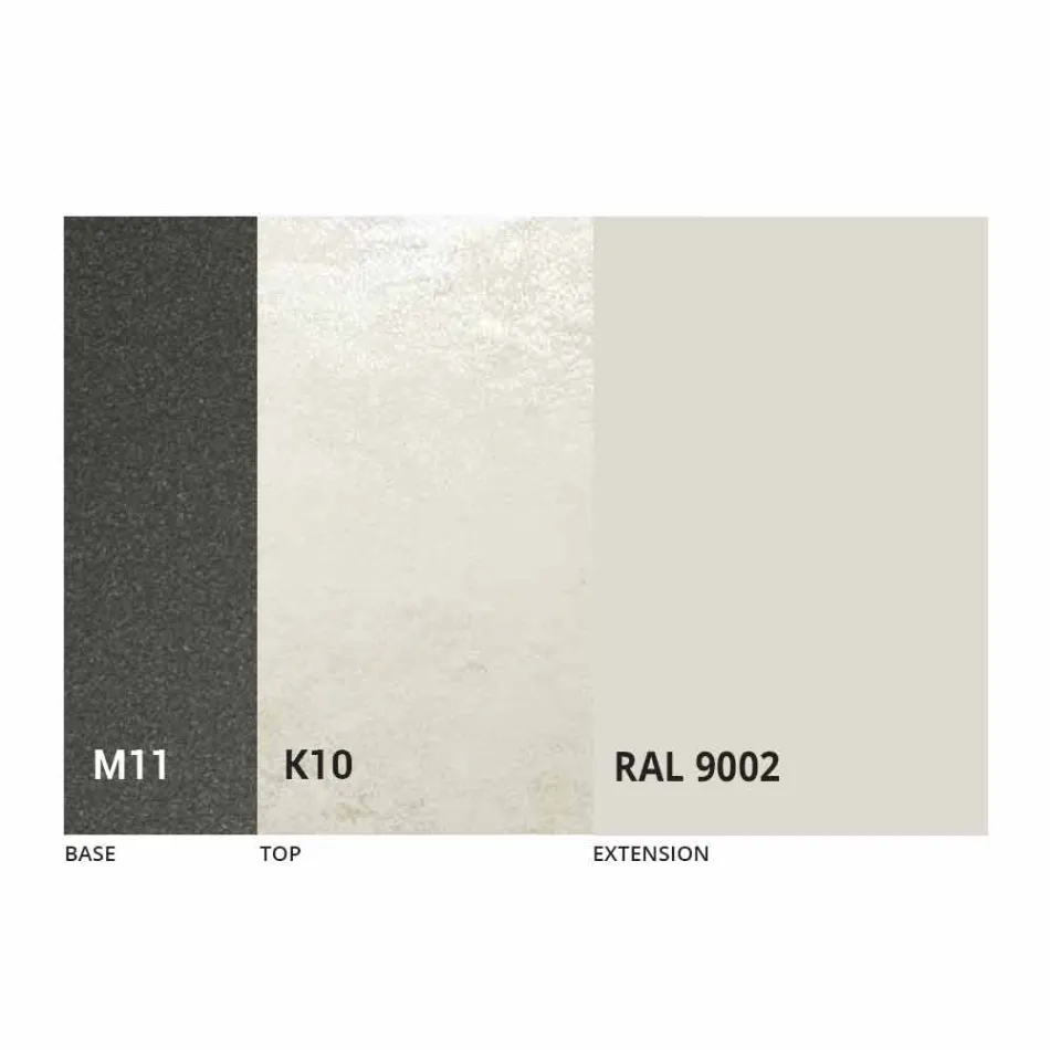 Ausziehbarer Esstisch Bis zu 170 cm aus Keramik Made in Italy - Tremiti Viadurini