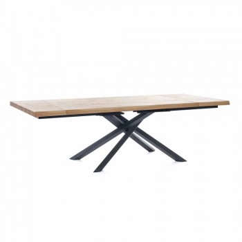 Ausziehbarer Esstisch Bis zu 240 cm aus Holz Made in Italy - Xino