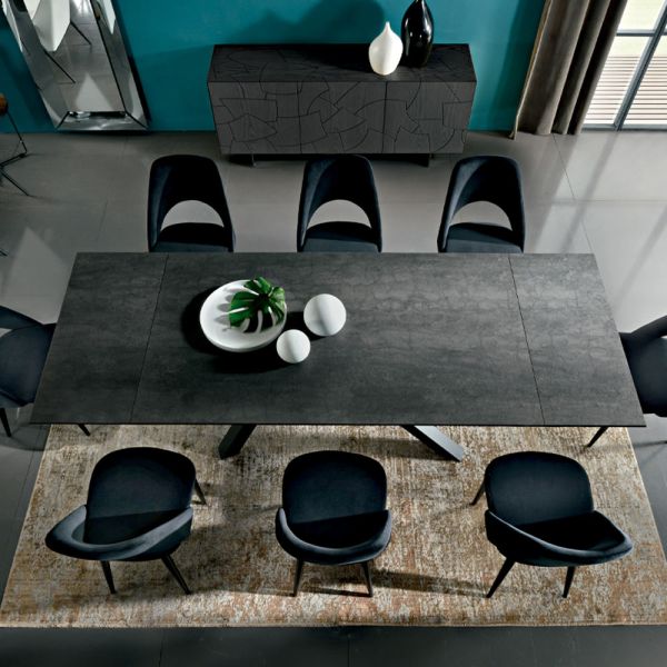 Ausziehbarer esstisch bis 278 cm aus laminam made in italy - settimmio
