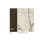 Ausziehbarer Esstisch bis zu 280 oder 298 cm mit Keramikplatte - Nomia Viadurini