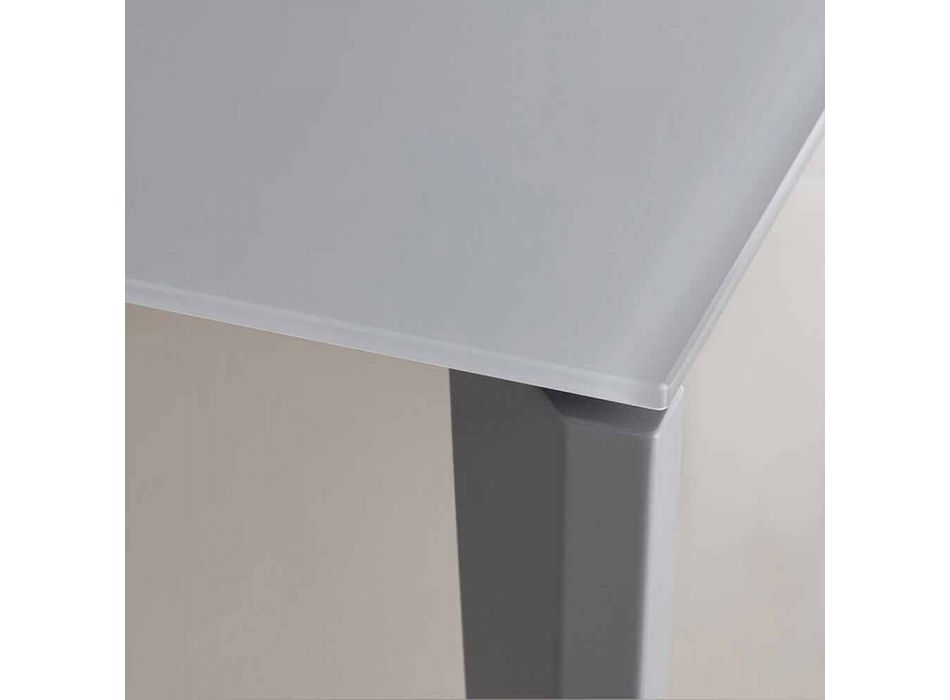 Ausziehbarer Esstisch Bis zu 290 cm in Made in Italy Crystal - Polonio Viadurini