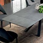 Ausziehbarer Esstisch bis 300 cm aus Laminat Made in Italy - Settimmio Viadurini