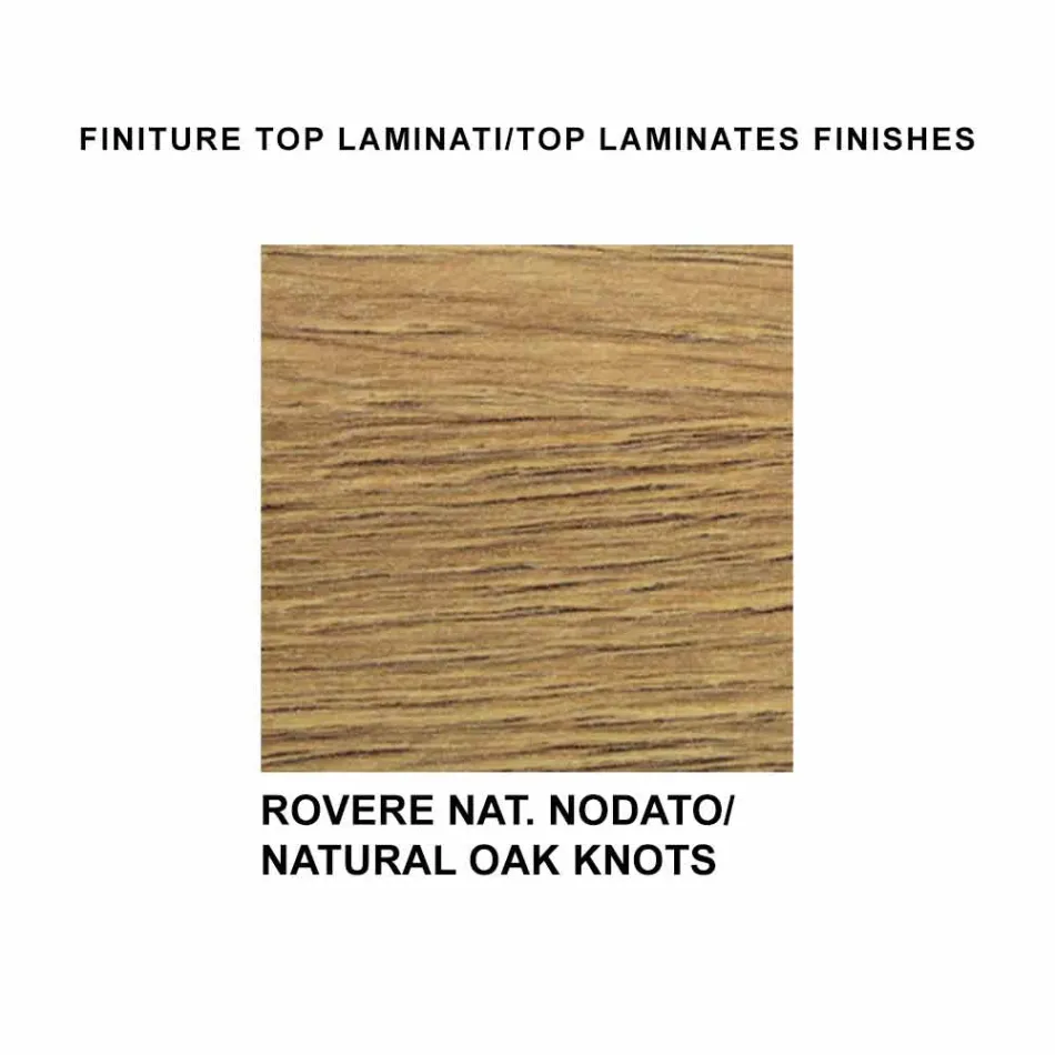 Ausziehbarer Esstisch bis 300 cm aus Laminat, hergestellt in Italien – Settimmio Viadurini