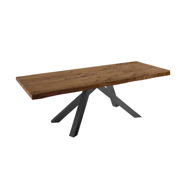 Esstisch ausziehbar bis 300 cm aus furnierholz – settimmio