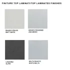 Ausziehbarer Esstisch bis 450 cm aus Laminat, hergestellt in Italien – Salentino Viadurini