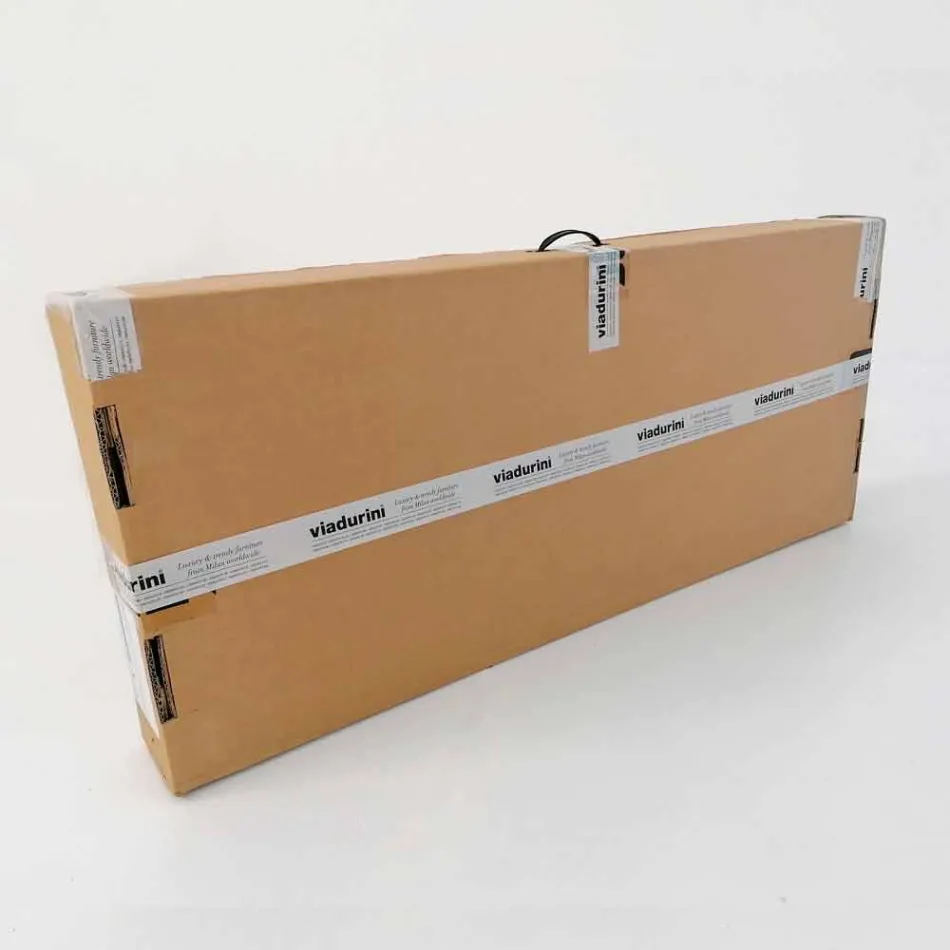 Ausziehbarer Esstisch bis 450 cm aus Laminat, hergestellt in Italien – Salentino Viadurini