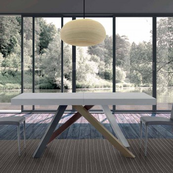 Esstisch ausziehbar bis 450 cm aus laminiertem Holz – Salentino