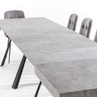 Ausziehbarer Esstisch Bis zu 500 cm mit Melaminplatte - Raimondo Viadurini