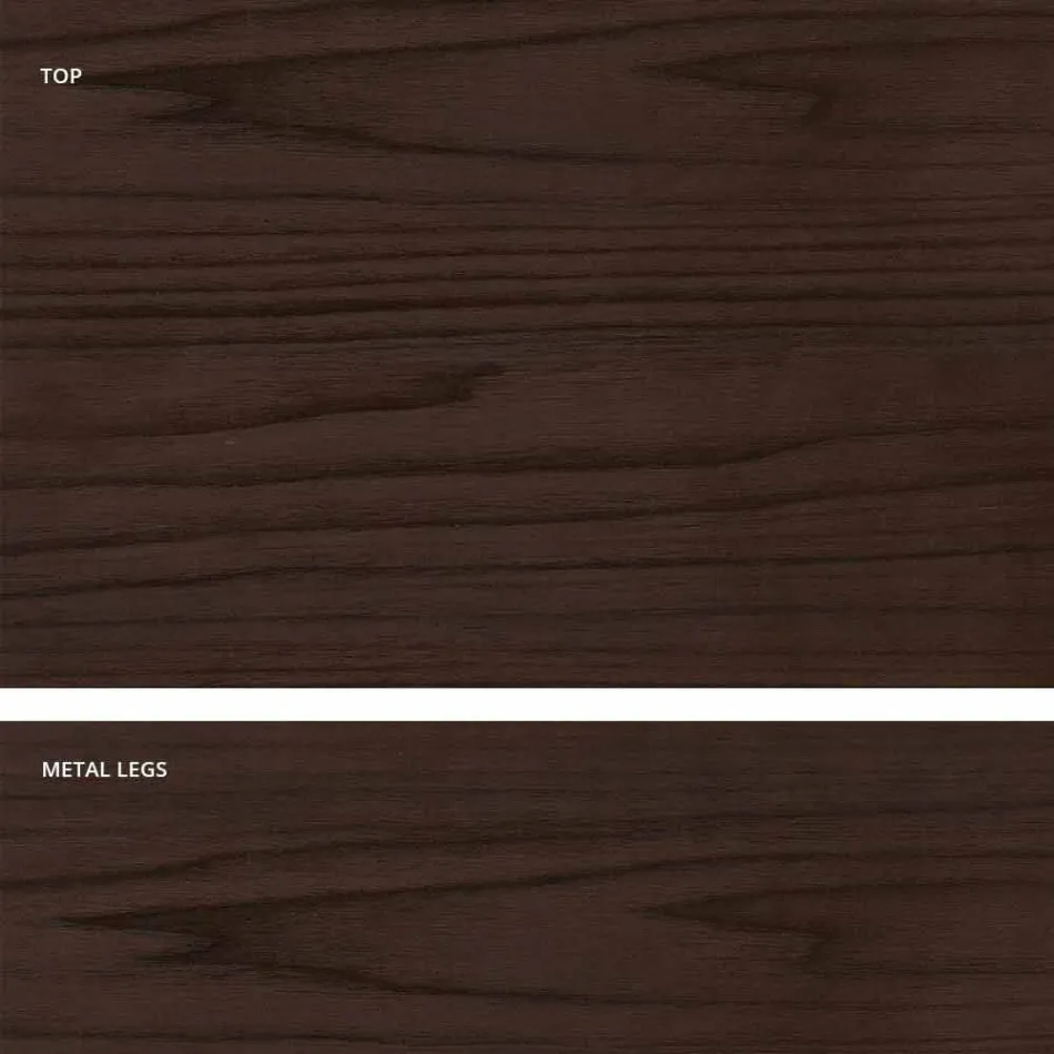 Ausziehbarer Esstisch aus Melaminholz made in Italy, Oky Viadurini