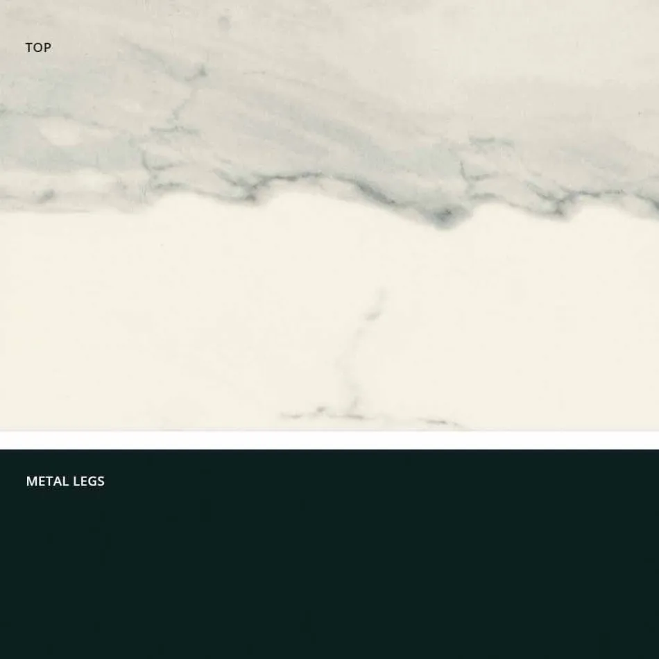 Ausziehbarer Esstisch aus Keramikglas made in Italy, Wilmer Viadurini