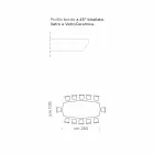 Esstisch mit Platte aus edlem Hypermarmor Made in Italy – Settimmio Viadurini