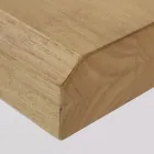 Esstisch mit Platte aus echtem Massivholz und Metallgestell - Ibisco Viadurini