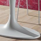 Esstisch mit ovaler Sperrholzplatte, hergestellt in Italien – Brontolo Viadurini