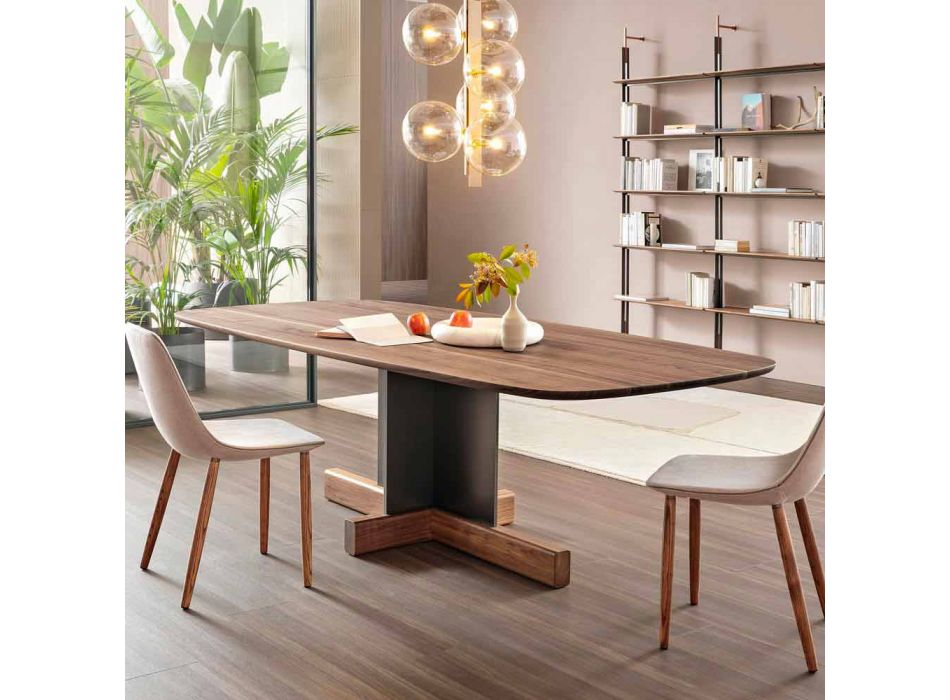 Design Esstisch mit Kreuzfuß Made in Italy - Bonaldo Kreuztisch