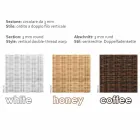 Tabelle Designer Speise Polyethylen handgewebte Tschad Viadurini