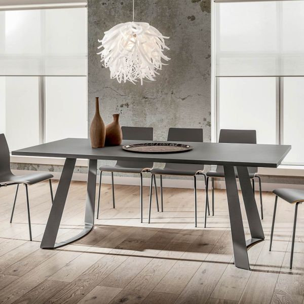 Esstisch aus fenix und metall made in italy, luxus - pinocchio