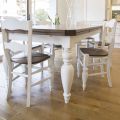Esche-Esstisch und 4 Stühle inklusive Made in Italy - Rafael